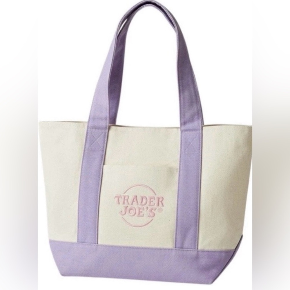 Trader Joe’s Large Lavender Tote